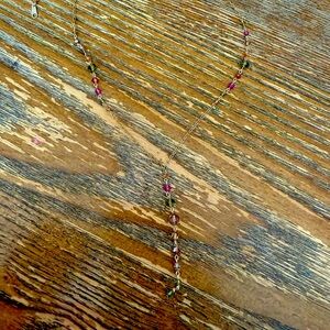 Holly Yashi beaded Y necklace